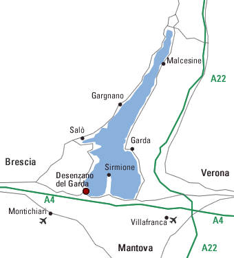 cartina lago di garda