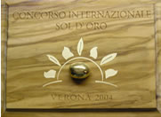1� KLASSIFIZIERUNG im Internationalen �l-Wettbewerb SOL oro 2004